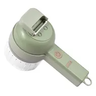 ​4 In 1 Handheld Electric Food Chopper Vegetable Cutter Set  USB Powered for Garlic Chili Onion Celery Ginger 510