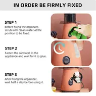 ​4pcs Cord Organizers 2 White  2 Grey for Kitchen Appliances Mixer Blender Coffee Maker Pressure Cooker Air Fryer Rice Cooker 513