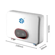 ​5.5KW Tankless Electric Water Heater 220V LED Digital Display 30-55 ºC with Overheat Protection 562