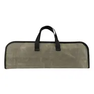 ​Canvas Chef's Knife Roll Bag with Durable Handles  Knife Case 4 Slots 515