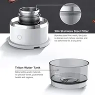Coffee Maker Portable Espresso Machine with Tritan Water Tank Mini Electric Drip Outdoor Coffee Pot 458