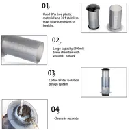 ​Coffee and Espresso Press Maker - 2Pcs 481