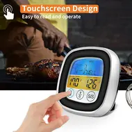 Digital Kitchen Thermometer Probe Color Touch Screen Meat Barbecue Food Temperature Measurement Tool - 2Pcs 506