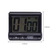 Digital Kitchen Timer with Strong Magnet Back Stand Hanging Hole & Loud Alarm - 2Pcs 517