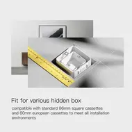 Tuya ZigBee digital display intelligent temperature controller multifunctional electric floor heating system compatible with Alexa and Google Assistant -  White 561