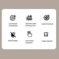 ​Electric Burr Coffee Grinder Adjustable Conical Burr Mill for 2-12 Cups 25 Grind Settings French Press Drip Coffee & Espresso 478