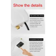 ​Electric Mini Tankless Water Heater 220V 3500W Bathroom Kitchen Washing Machine with LCD Display for Shower Bathroom Kitchen Washing Machine EU Plug 540