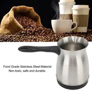 ​Electric Turkish Coffee Maker Machine 600ml 20oz Multifunctional Espresso Tea & Milk Pot 600W Stainless Steel Ergonomic Handle 477