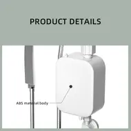 ​Electric instant water heater LCD digital display thermostatic shower water heater waterproof 304 stainless steel tankless water heater 539
