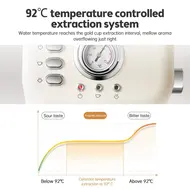 Espresso Coffee Machine 20 Bar Stainless Steel 2 n 1 Semi Automatic Cappuccino Latte Maker with Milk Frother 1.5L  Removable Water Tank Coffee Portafilter and Tamper Spoon 461