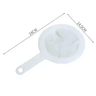 ​Fine Mesh Strainer Mesh Sieve with Handle Fine Mesh Screen for Filtering Juice Milk Honey Wine Soup & Kitchen Baking 516