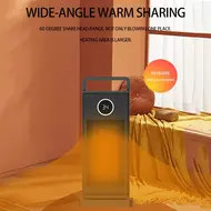 ​Portable 2000W PTC Ceramic Heater Fan Heater with 12H Timer 60 Degree Oscillation 30 Degree Tilt Over and Overheat Protection for Bedroom Office Indoor 536