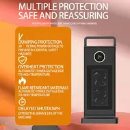 ​Portable 2000W PTC Ceramic Heater Fan Heater with 12H Timer 60 Degree Oscillation 30 Degree Tilt Over and Overheat Protection for Bedroom Office Indoor 536