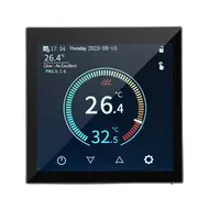 ​HYT001 WIFI Smart Heating Thermostat Digital Temperature Controller Mobile Phone APP Control Touchscreen LCD Display Weekly Programmable Thermostat Frost Protection for Home School Office Hotel Smart Life APP Control 553