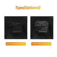 ​HYT001 WIFI Smart Heating Thermostat Digital Temperature Controller Mobile Phone APP Control Touchscreen LCD Display Weekly Programmable Thermostat Frost Protection for Home School Office Hotel Smart Life APP Control 553