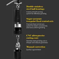 ​Hand Coffee Grinder Pentagonal Grinding Core Portable Freshly Grinded Coffee Bean Grinder for Home Appliances - Silver 473