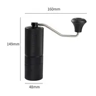 ​Hand Coffee Grinder Pentagonal Grinding Core Portable Freshly Grinded Coffee Bean Grinder for Home Appliances - Silver 473