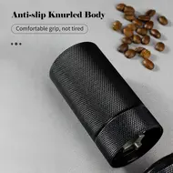 ​Hand Coffee Grinder Pentagonal Grinding Core Portable Freshly Grinded Coffee Bean Grinder for Home Appliances - Silver 473