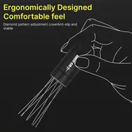 MHW 3BOMBER Adjustable WDT Tool Espresso 8 Needles 0.4mm Coffee Distributor with Magnetic Stand 6 Spare Needles & Adjustable Range Coffee Stirrer for Espresso Machine 482