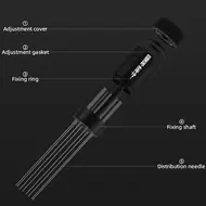 MHW 3BOMBER Adjustable WDT Tool Espresso 8 Needles 0.4mm Coffee Distributor with Magnetic Stand 6 Spare Needles & Adjustable Range Coffee Stirrer for Espresso Machine 482