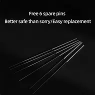 MHW 3BOMBER Adjustable WDT Tool Espresso 8 Needles 0.4mm Coffee Distributor with Magnetic Stand 6 Spare Needles & Adjustable Range Coffee Stirrer for Espresso Machine 482