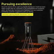 MHW 3BOMBER Adjustable WDT Tool Espresso 8 Needles 0.4mm Coffee Distributor with Magnetic Stand 6 Spare Needles & Adjustable Range Coffee Stirrer for Espresso Machine 482