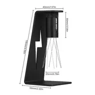 MHW 3BOMBER Adjustable WDT Tool Espresso 8 Needles 0.4mm Coffee Distributor with Magnetic Stand 6 Spare Needles & Adjustable Range Coffee Stirrer for Espresso Machine 482