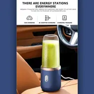 ​Mini Mixer 40W Juice Blender  Personal Size Portable Rechargeable USB Double Cup - Pink 508