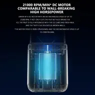 ​Mini Mixer 40W Juice Blender  Personal Size Portable Rechargeable USB Double Cup - Pink 508