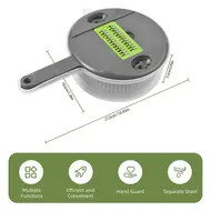 ​Multifunctional 11 in 1 Vegetable Chopper with Container Onion Slicer Dicer Cutter 511