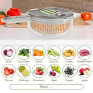 ​Multifunctional 11 in 1 Vegetable Chopper with Container Onion Slicer Dicer Cutter 511