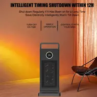 ​Portable 2000W PTC Ceramic Heater Fan Heater with 12H Timer 60 Degree Oscillation 30 Degree Tilt Over and Overheat Protection for Bedroom Office Indoor 536