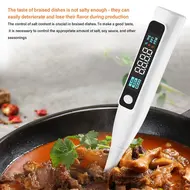 ​Portable Halogen Salt Concentration Tester High Temperature Measurement Max 99℃ with Calibration for Cooking 514