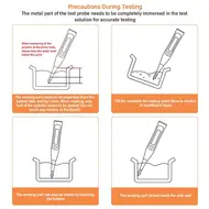 ​Portable Halogen Salt Concentration Tester High Temperature Measurement Max 99℃ with Calibration for Cooking 514