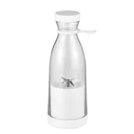 ​Portable Mini Electric Blender 300ml Juicer Cup 6 Blades for Smoothie Milkshake Juice Baby Food Rechargeable Battery for Travel Sports Kitchen Office & Outdoors - 2Pcs - Pink 494