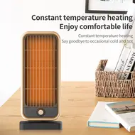 ​Room Heater 500W PTC Ceramic Heater Fan for Portable Heating with 30 Degree Tilt and Overheat Protection for Bedroom Office Indoor Use Black 534