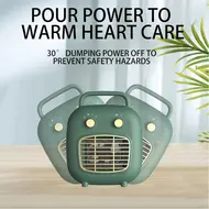 ​Room Heater 800W PTC Ceramic 6-8m Human Sensor Low Noise Fast Heating Portable Heater Fan with 30 Degree Tilt and Overheat Protection 3 Gears Adjustable for Bedroom Office Indoor Use -  Green 538
