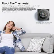 ​Smart Electric Heating Thermostat eWelink WiFi - White 556