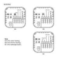 ​Smart Electric Heating Thermostat eWelink WiFi - White 556