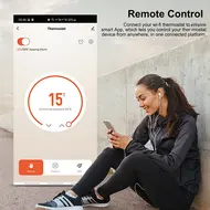 ​Smart Electric Heating Thermostat eWelink WiFi - White 556