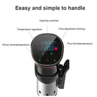 ​Sous Vide Machine Immersion Circulator  1100W LCD Digital Display Accurate Temp & Time Control Waterproof Precision Cooker 503
