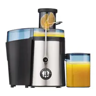 ​Swiitol Juicer  Large Caliber 800W Electric Stainless Steel Body Household Fruit and Vegetable Extractor with High Power and Residue Juice Separation - 2Pcs 512