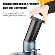 ​Swiitol Juicer  Large Caliber 800W Electric Stainless Steel Body Household Fruit and Vegetable Extractor with High Power and Residue Juice Separation - 2Pcs 512