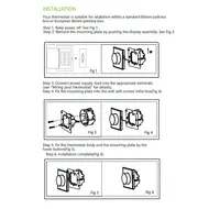​WiFi Smart Thermostat Temperature Controller Weekly Programmable Button Control/ Mobile APP/ Voice Control Compatible with Alexa/Google Home, for Hot Water 5A - Gold 549
