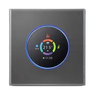 ​WiFi Smart Thermostat Temperature Controller Weekly Programmable Button Control/ Mobile APP/ Voice Control Compatible with Alexa/Google Home, for Hot Water 5A - Gold 549