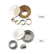 ​12PCS Mousse Ring Set - Colorful 655