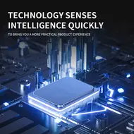 ​18L Touch free Smart Knock Induction Trash Bin with Infrared Motion Sensor Garbage Can - White 663