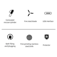 ​2 in 1 USB Electric Fabric Shavers & Mucilage Tube Rechargeable Lint Remover for Fabric Fleece Clothes Bedding & Furniture 610