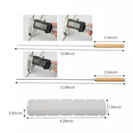 ​20PCS Barbecue Skewer Grilling Kabob 664