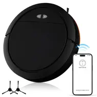 ​3 in 1 Vacuum Cleaner Robot Max 4000Pa Wet and dry vacuum cleaner support WiFi app control with voice prompts Self Charging Sweeping Function - White 614